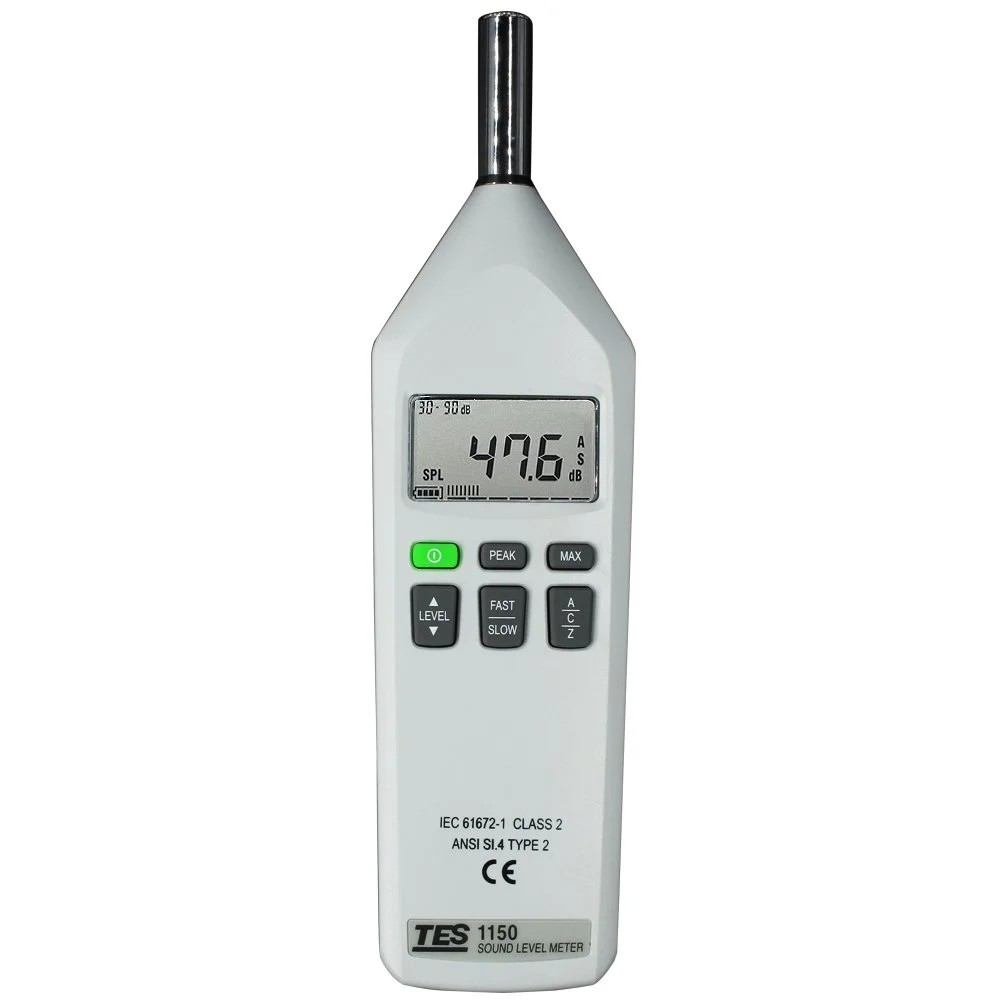 TES-1150 Digital Sound Level Meter 30 to 130dB Noise Tester