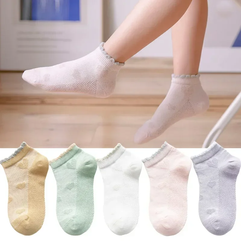 الأطفال الجوارب الصيف السفينة الجديدة جوارب ناعمة الكرتون شبكة الأطفال الجوارب الفتيان والفتيات جوارب قطنية نقية رقيقة الطفل الجوارب