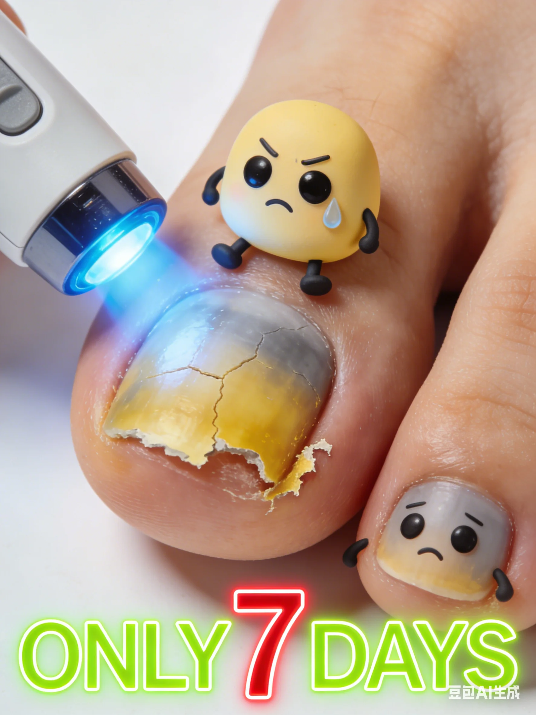 Technology Changes Life,Anti-Fungal Technology,Say Goodbye to Onychomycosis with blue light,free shipping,unisex