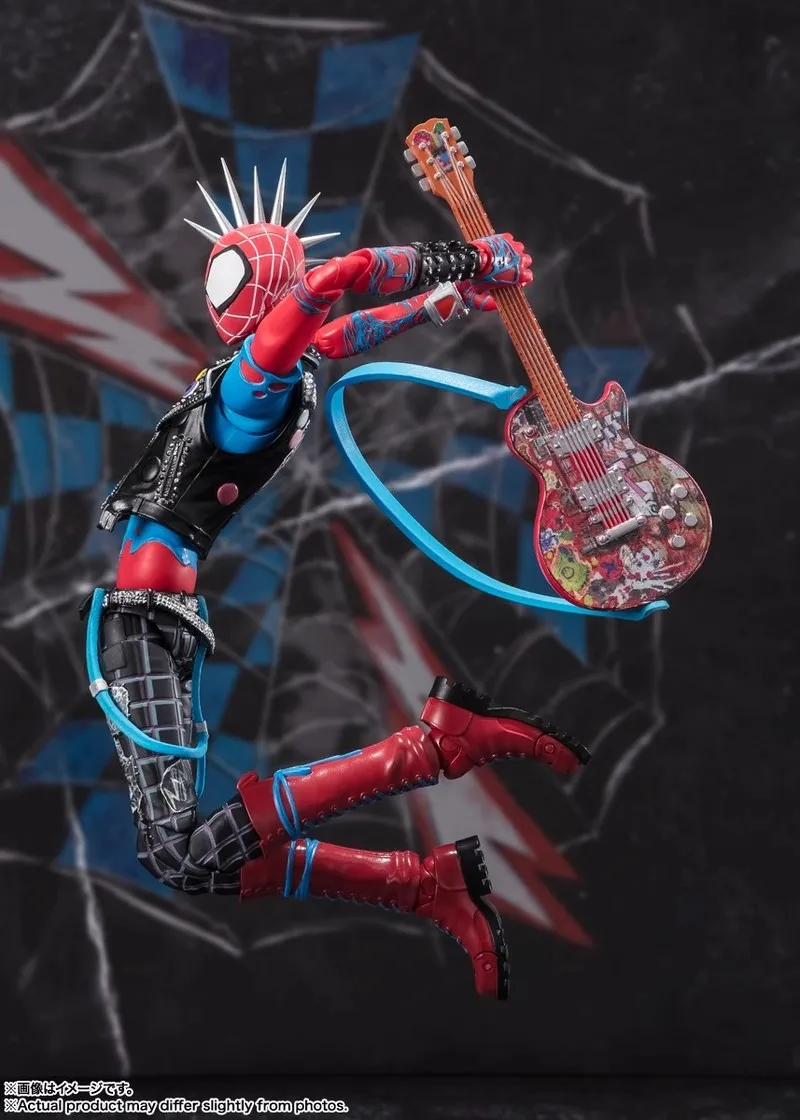 Bandai S.H.Figuarts Spider-Man: Across the Spider-Verse Anime Figure Spider-Punk Action Figure New Children Toys Birthday GIFT