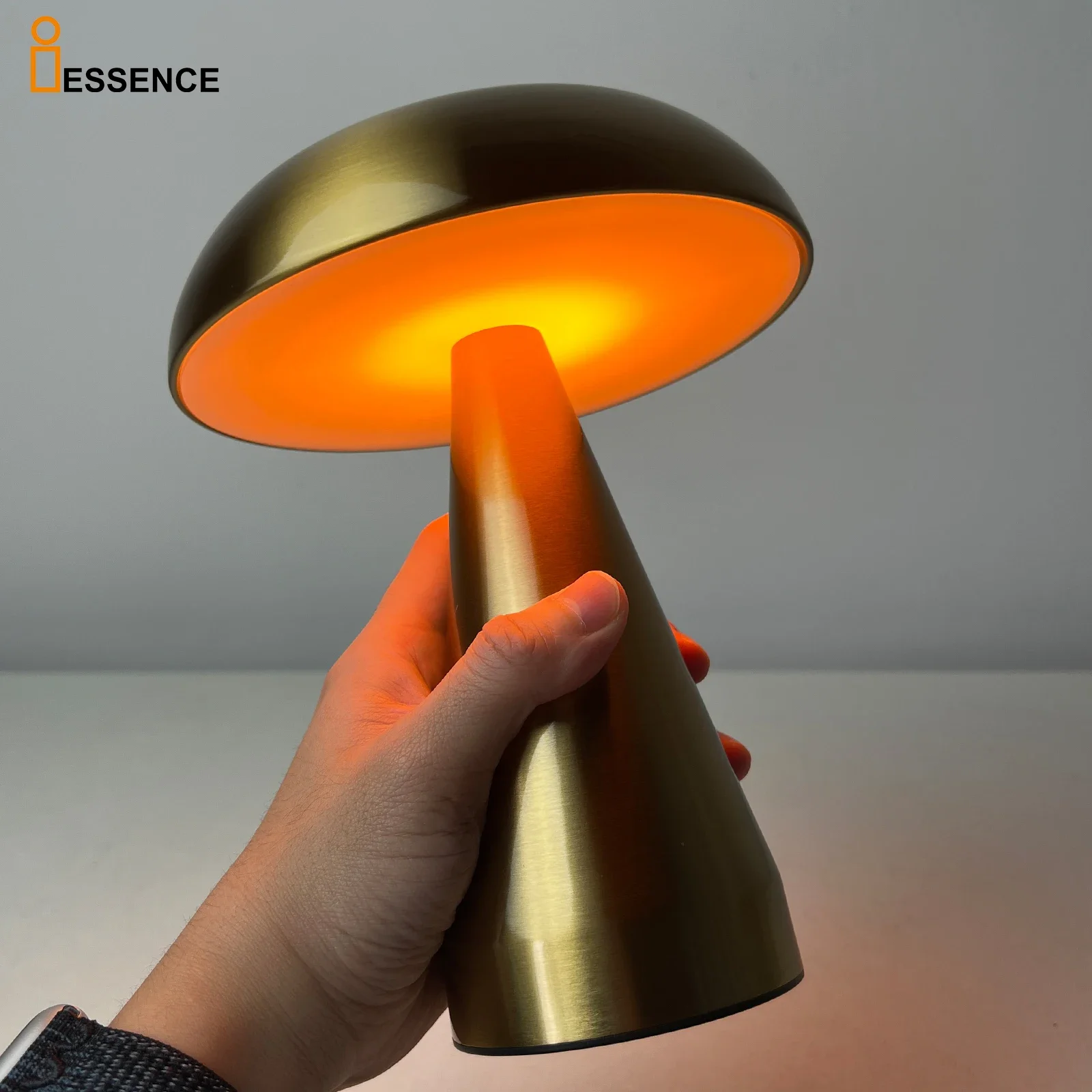 Nordic LED Night Light New Modern Minimalist Office Book LED Table Lamps Room Small Portable Bar Rechargeable mushroom lamp