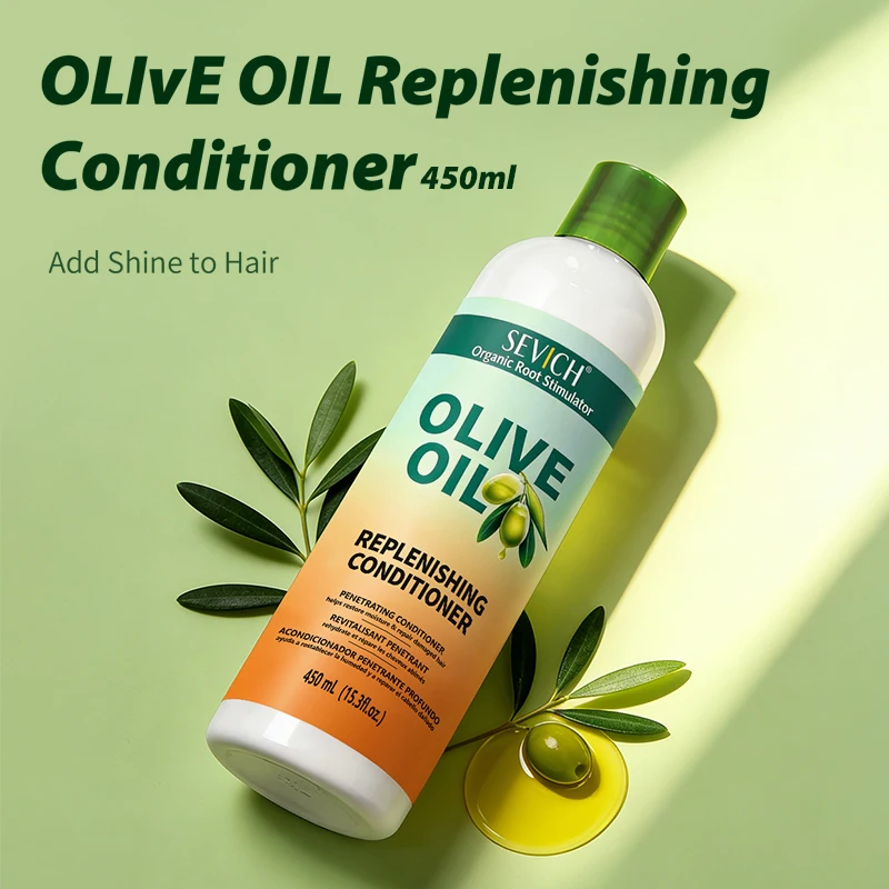 condicionador-de-Oleo-de-oliva-450ml-hidratante-duplo-controle-de-oleosidade-suaviza-repara-cabelos-danificados-e-revitaliza