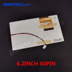 6.2inch LCD Display Hsd062idw1-a00 A02 HSD0621DW1 CLAA062LA11CW GPS Navigation Display 60pin 800*480 Touch Screen Panel 155*88MM