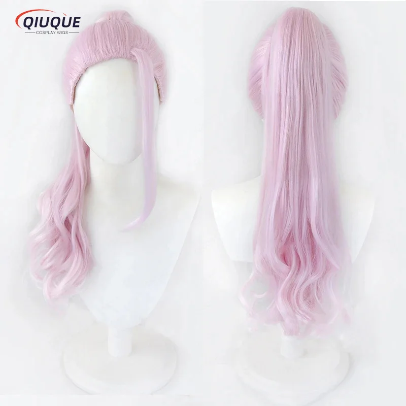 2 stili Anime Sanzu Haruchiyo parrucca Cosplay lunga rosa resistente al calore capelli sintetici parrucche per feste di Halloween + cappuccio per parrucca