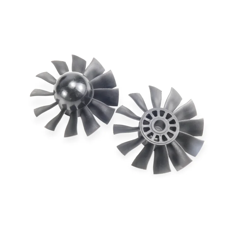 Excelente qualidade 1 peça captiva 70mm barril canalizado 12 lâminas ventilador canalizado terno para avião rc acessórios fabricante negócio direto