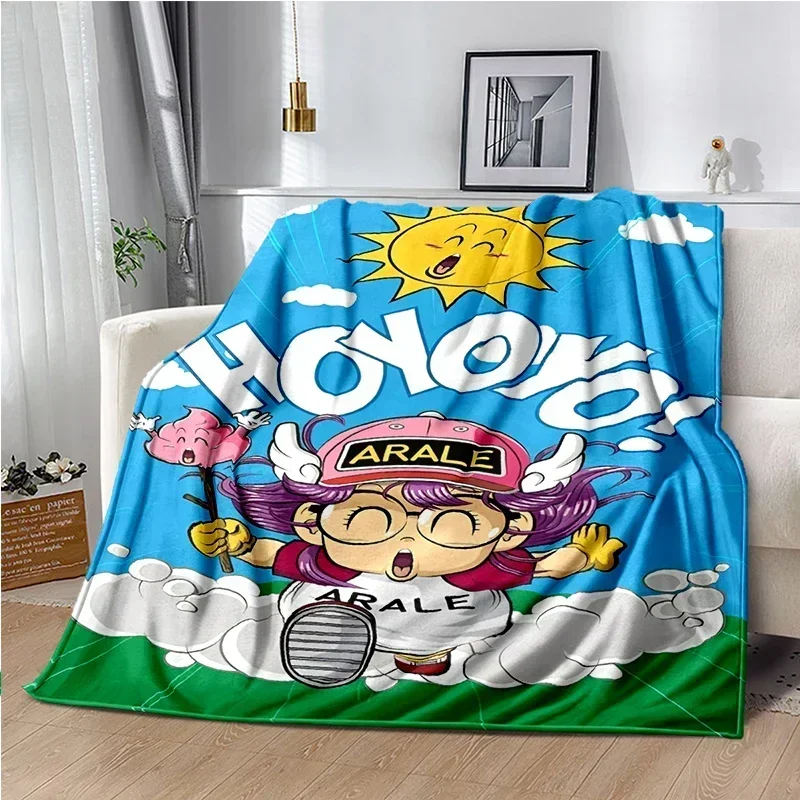 Cute Anime DR S-Slump A-Arale Blanket Super Soft Cartoon kawaii Blanket for Travel Bedding Couch Sofa Bed Blanket Birthday Gift