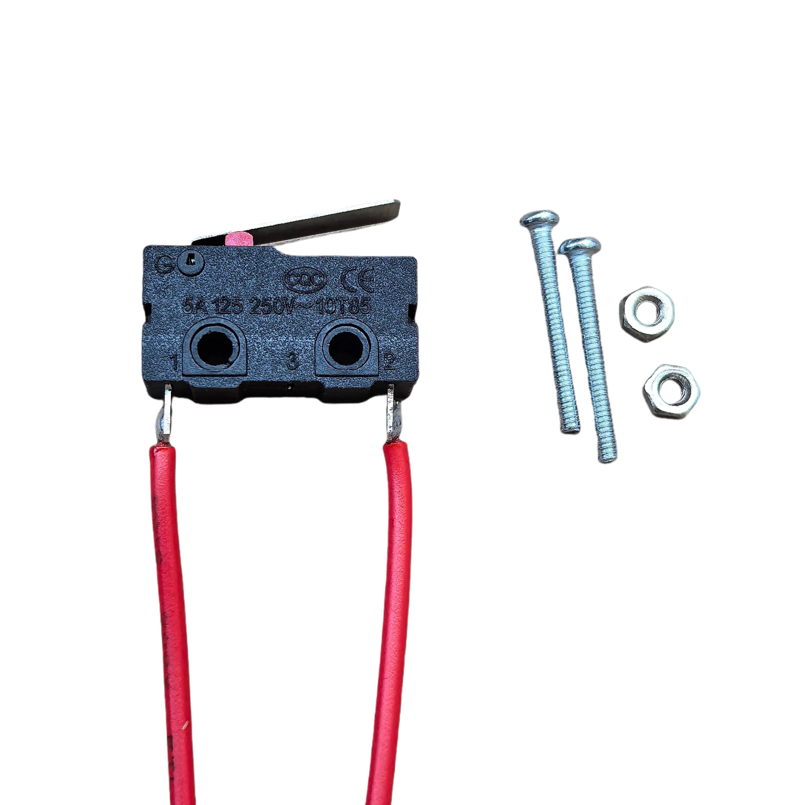 

1 pcs/lots ultra high end silver dot micro switch solder wire 300mm KW12-B-2 normally closed press off small self resetting stro