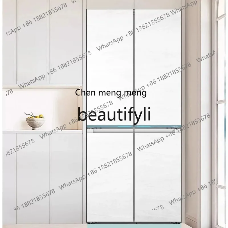 Z189 A556 Double-open four-door zero-insert ultra-thin full-space air-cooled frost-free white refrigerator