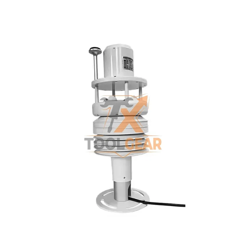 2026hotsale* Solar Power Ultrasonic Anemometer Weather Station Measures Air Temperature Humidity Pressure Wind Speed