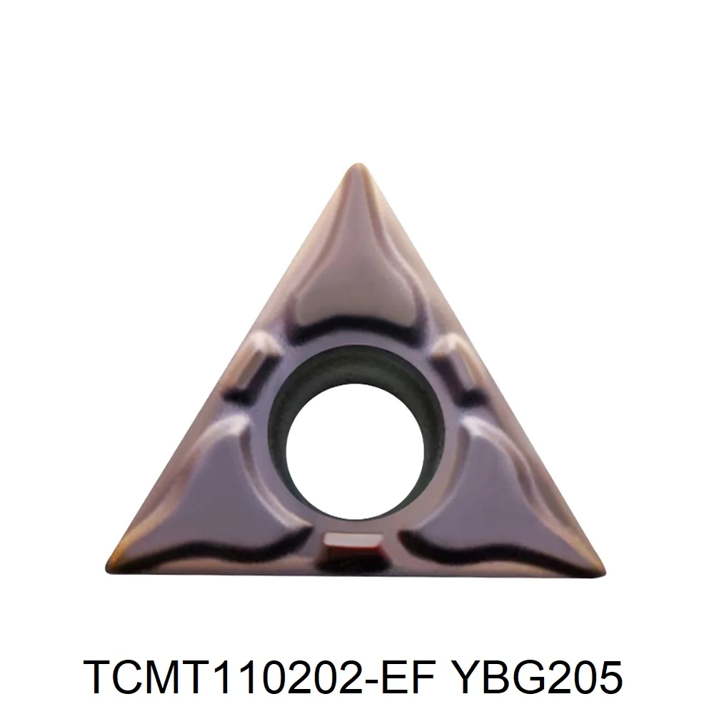 ZCC TCMT110202-EF YBG202 YBG205 Turning tools insert for machining stainless steel TCMT 2(1.5)0-EF 10PCS/BOX