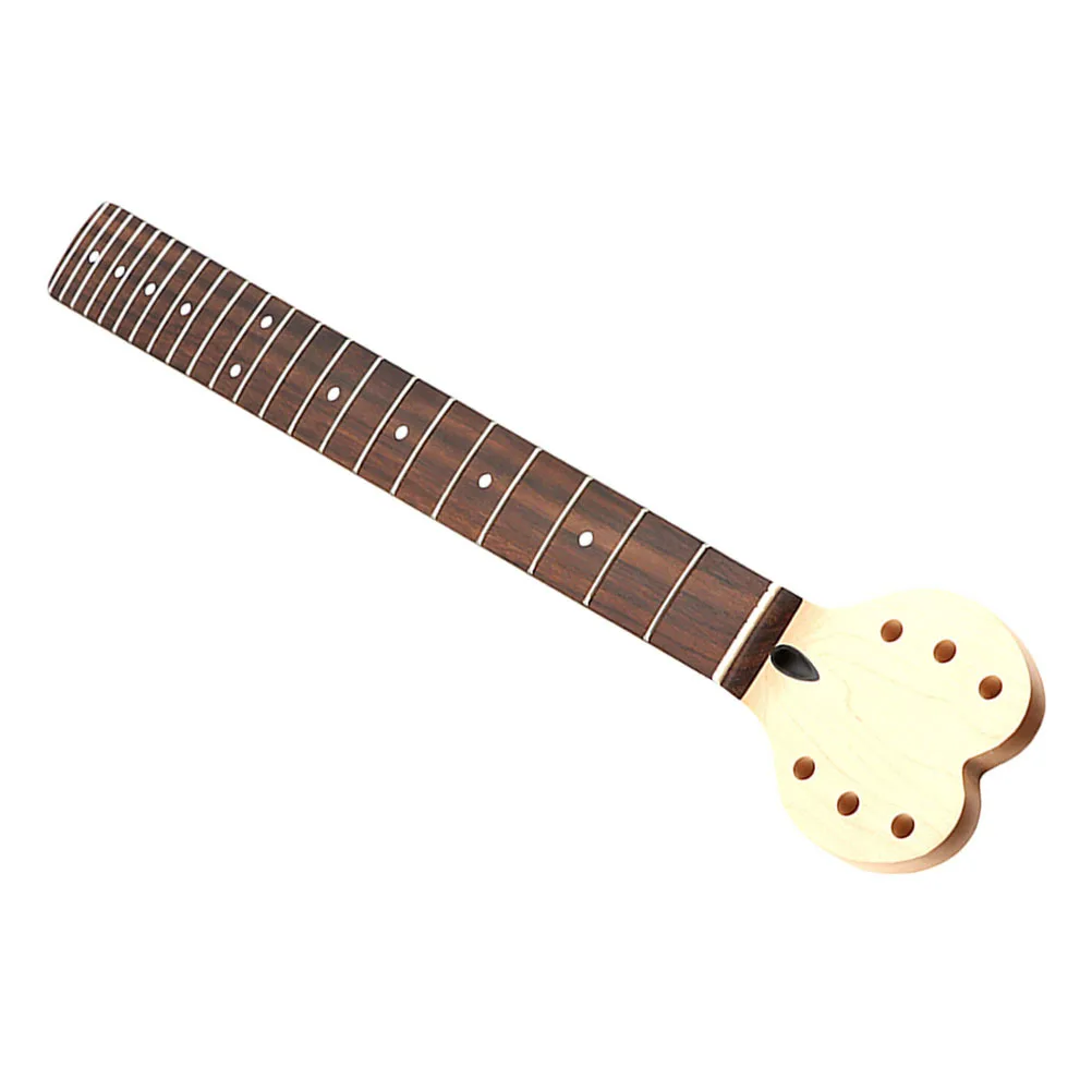 

Heart-Shaped Electric Guitar Neck Wooden Replacement for Beginner Players Smooth Fretboard Comfortable Grip Ideal Tone
