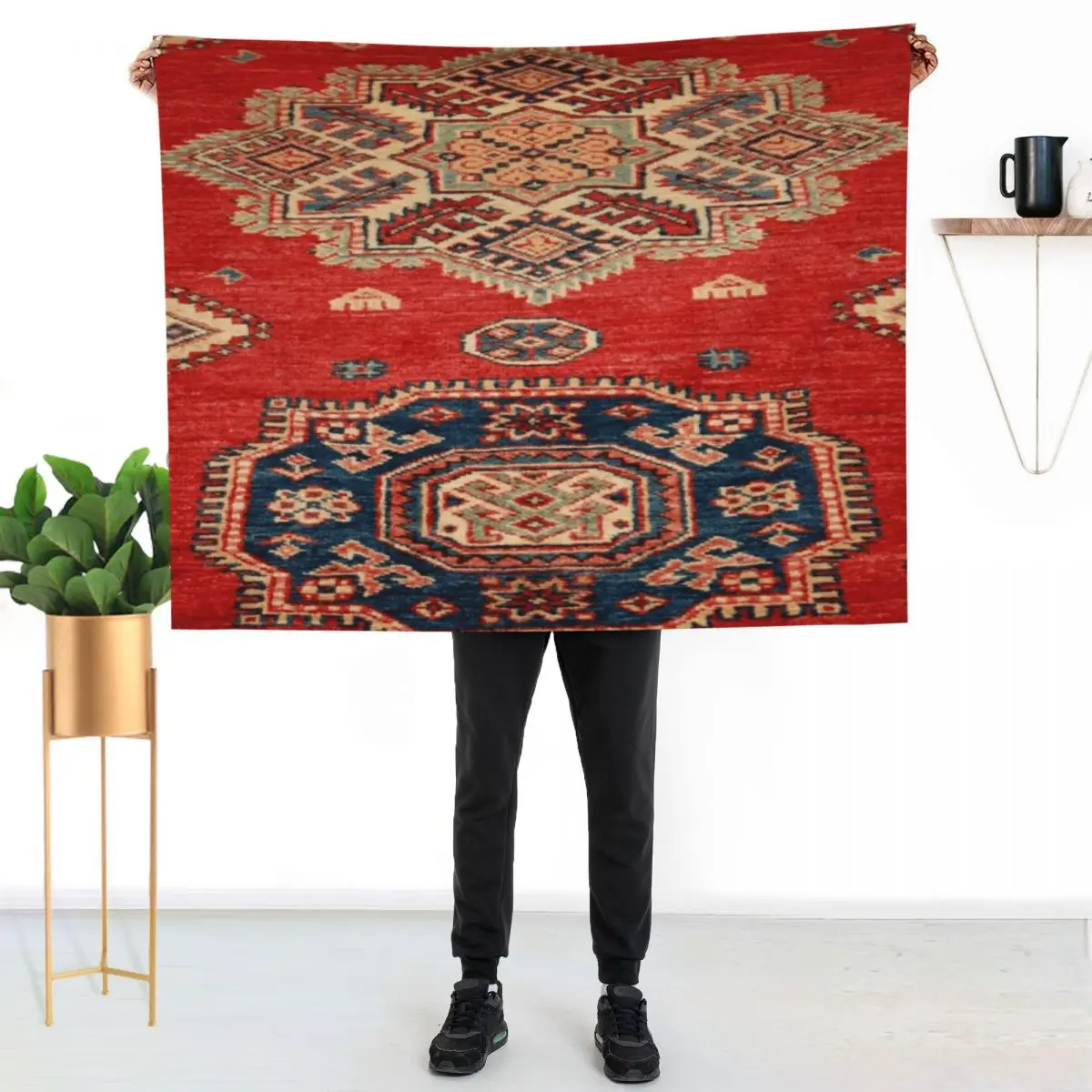 Natural Dyed Handmade Anatolian Carpet Throw Blanket wednesday Decorative Throw Shaggy Hairys Kid'S Blankets