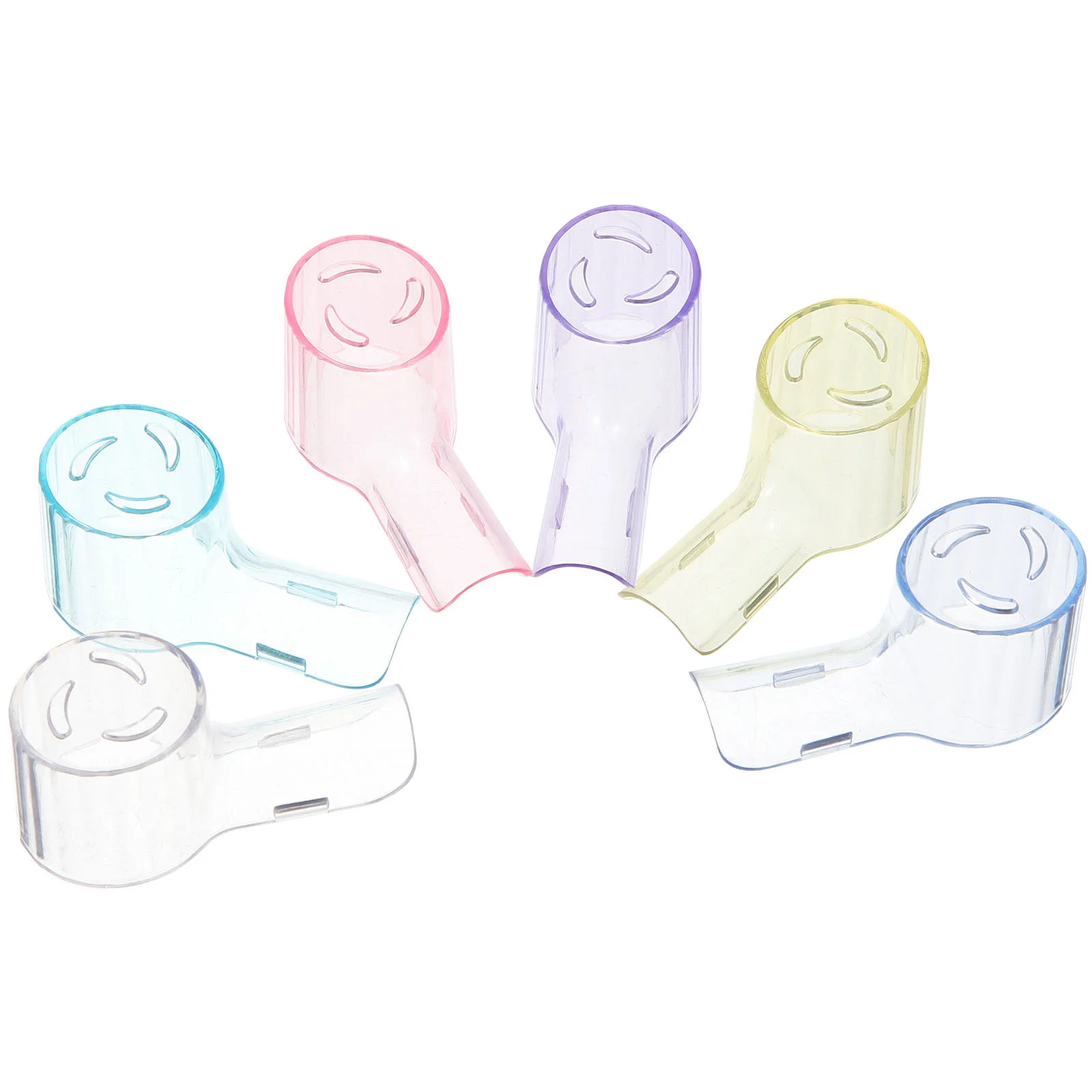 

6 Pcs Electric Toothbrush Heads Cover Travel Caps Accessories Cases Covers Plastic