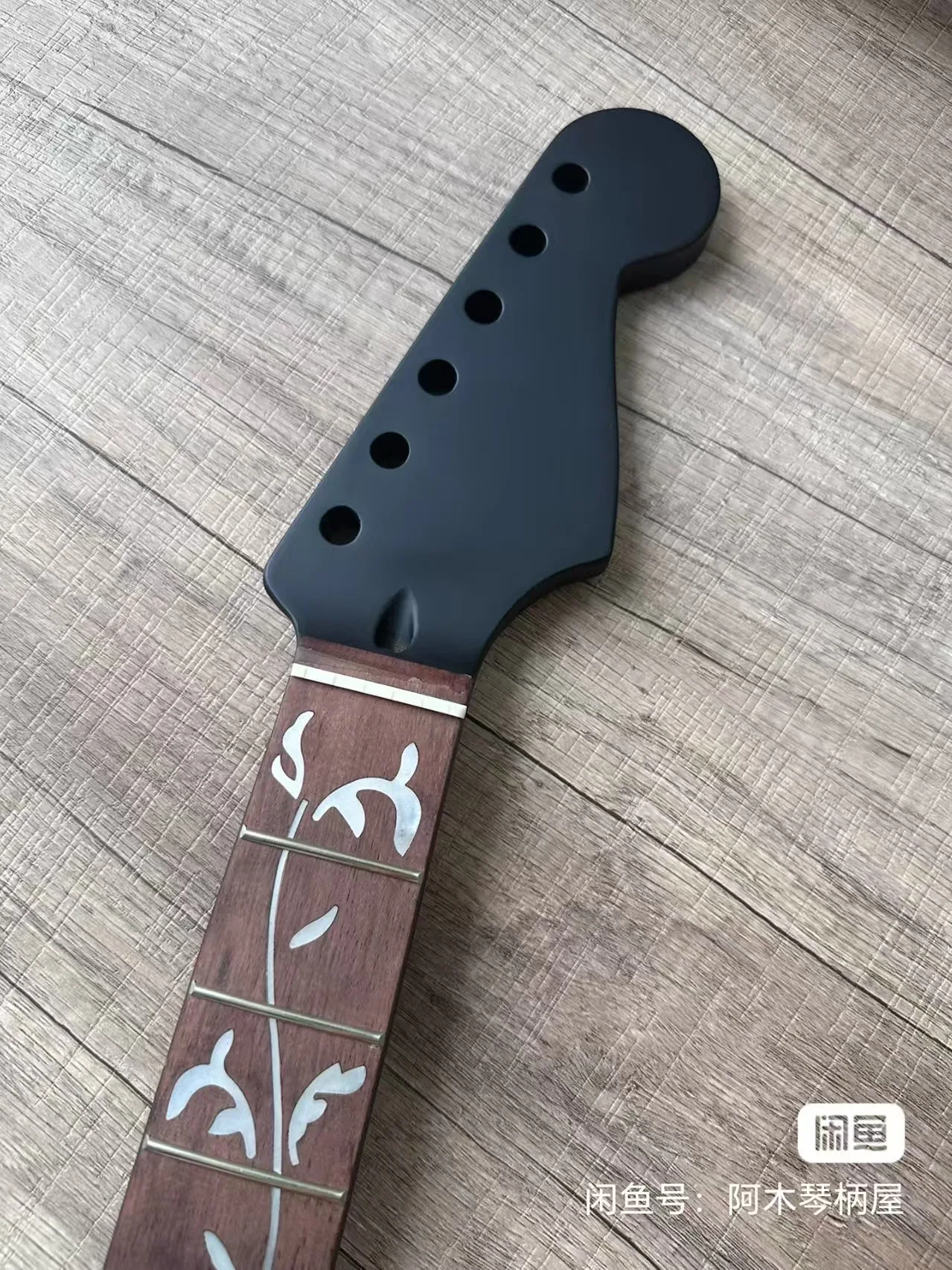 

Electric Guitar Neck Matte Black 22 Fret Life Tree Interface 56.5 Thick Fingerboard for Guitarists