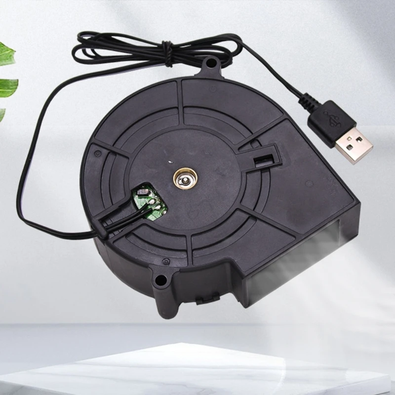 Velocità del ventilatore 5000 giri/min del ventilatore USB della costruzione in plastica per manutenzione della fiamma del