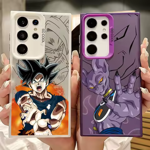 Dragon Ball Beerus Phone Case for Samsung Galaxy S23 Ultra S20 FE S21 S22 Plus S23 FE Note 20 Ultra S25 S24 Soft Cover