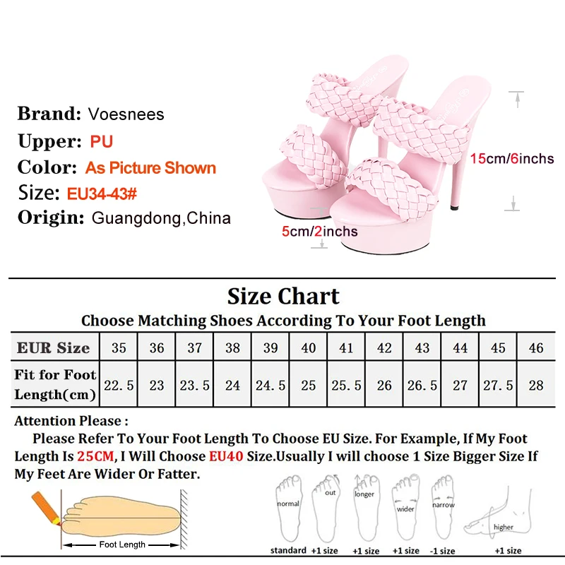 15CM Thin Heels Slippers For Women Summer Model Catwalk Shoes Mules Thick Platform Sandals 2024 New Designer Slip On High Heels