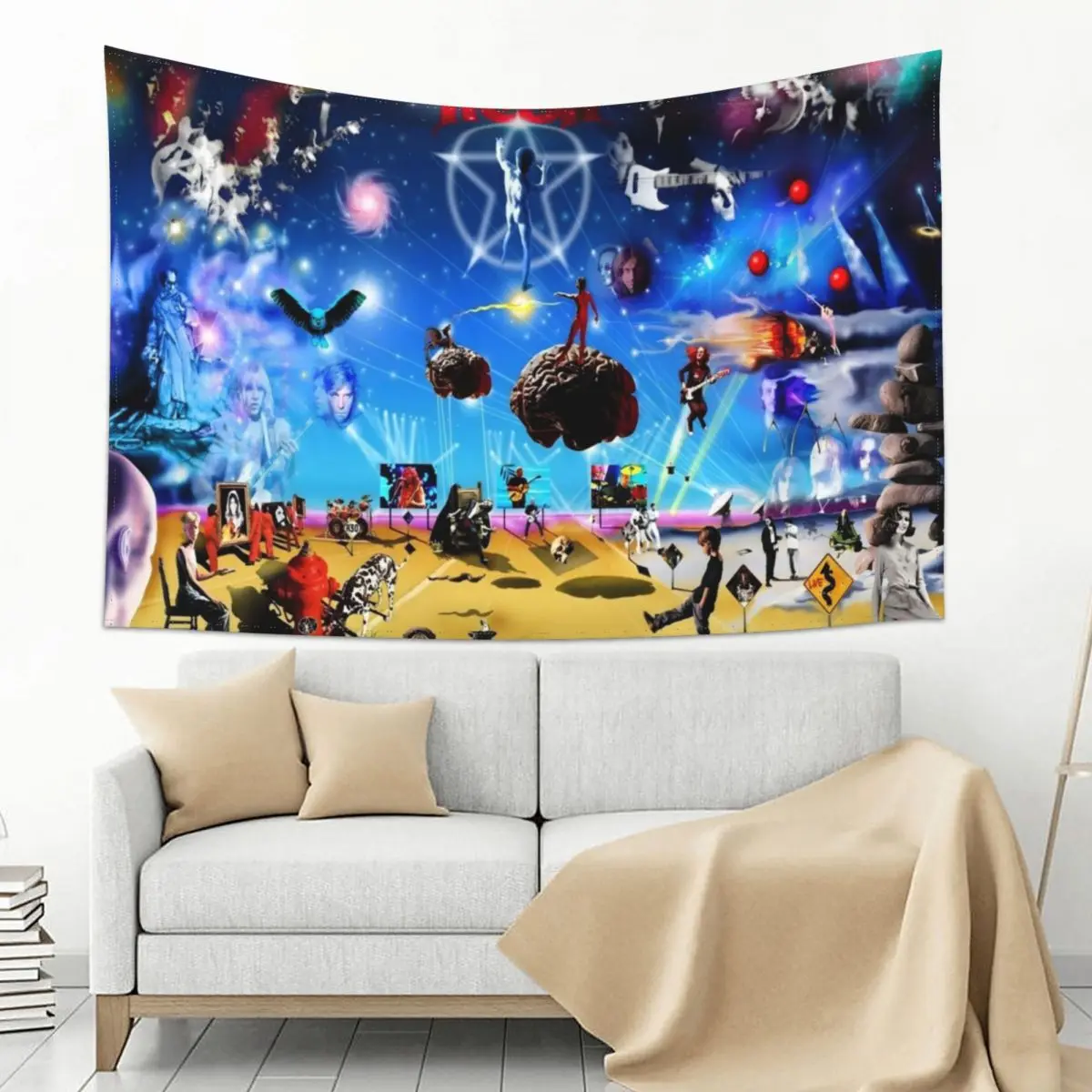 

Album Band Collage Tapestry