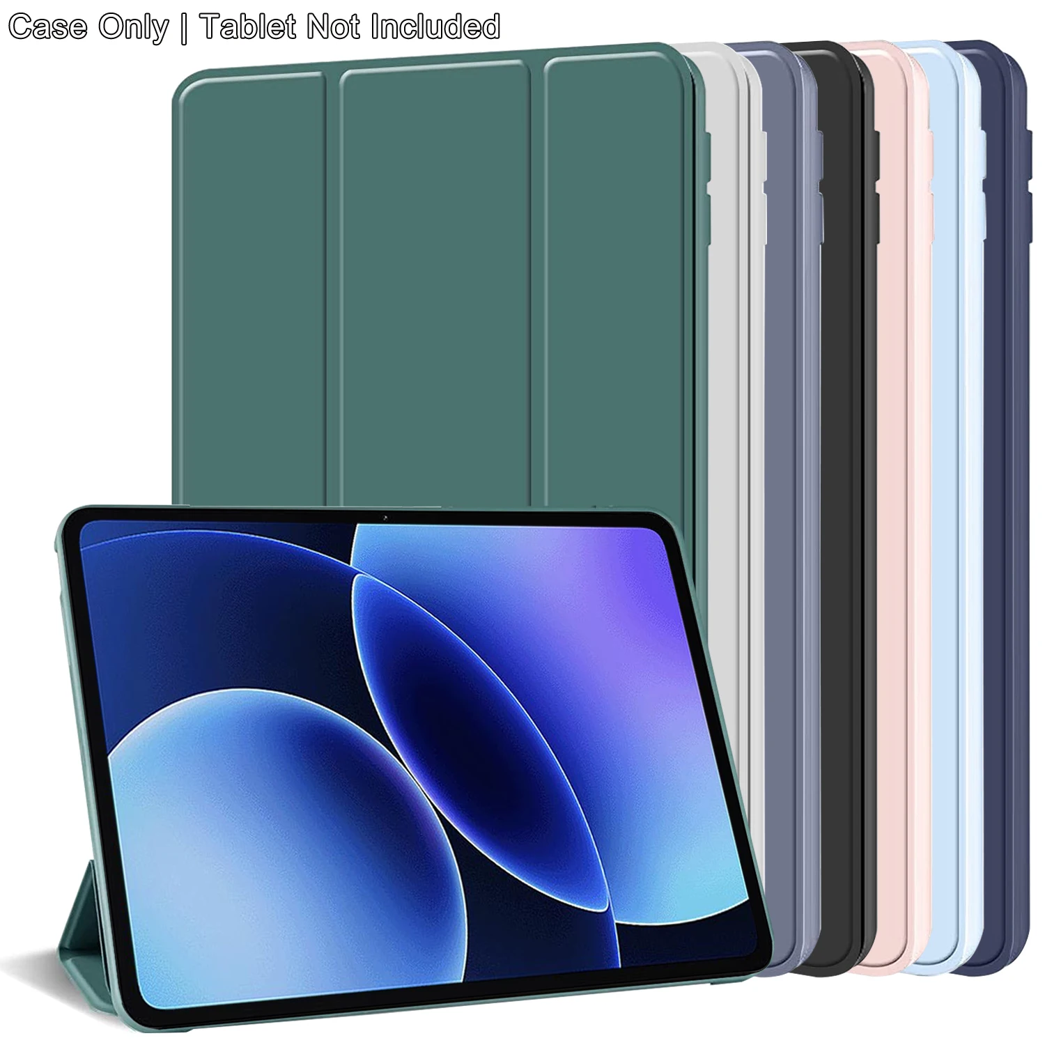 Soft Silicone Slim Smart Folio Trifold Stand Case for Xiaomi Pad 8 Pad 7 Pro Poco Pad X1 11.2 inch