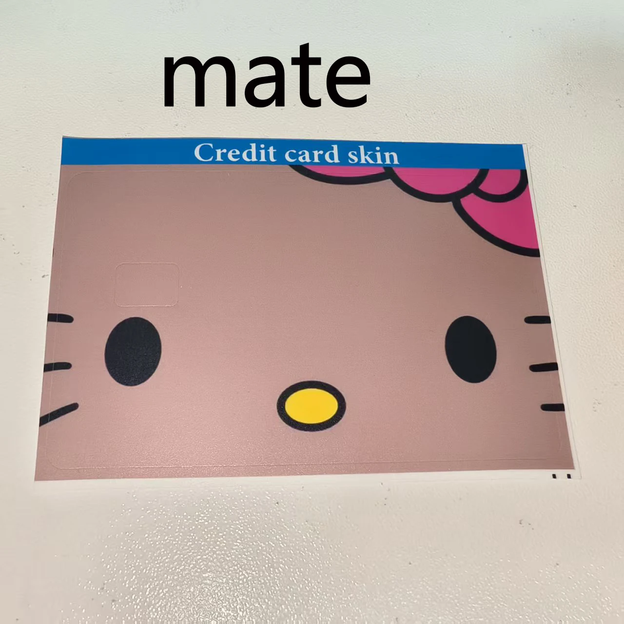 Kawaii Cinnamoroll Pochacco Kuromi My Melody Anime Diy Small Big No Chip Skin Sticker for Credit Debit Visa Card Front Film Gift