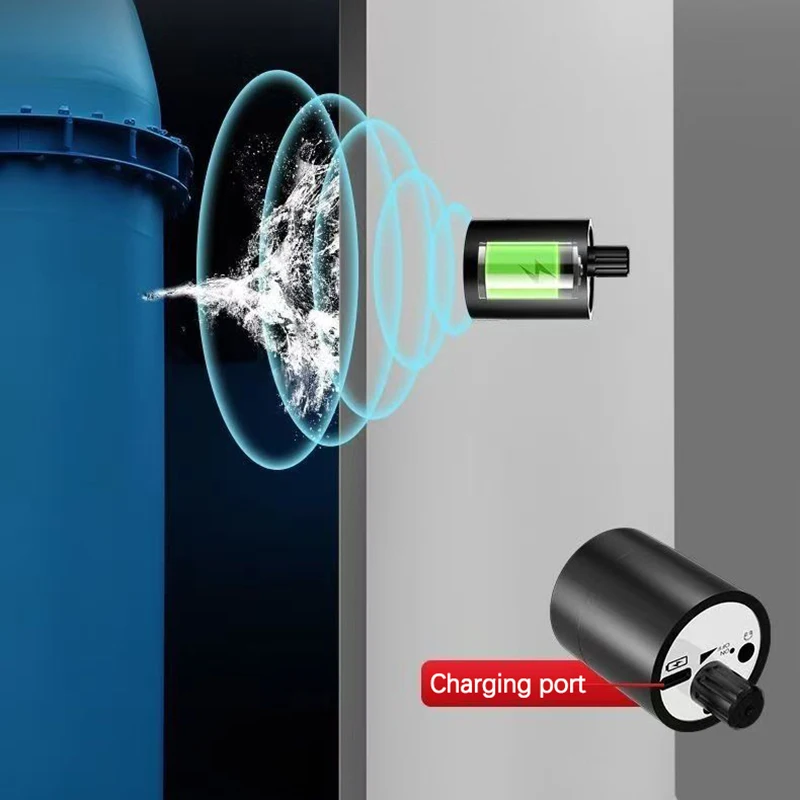 كاشف تسرب المياه متعدد الوظائف كاشف الصوت لتسرب المياه الأنابيب مناسب للكشف عن تسرب أنابيب البناء المختلفة