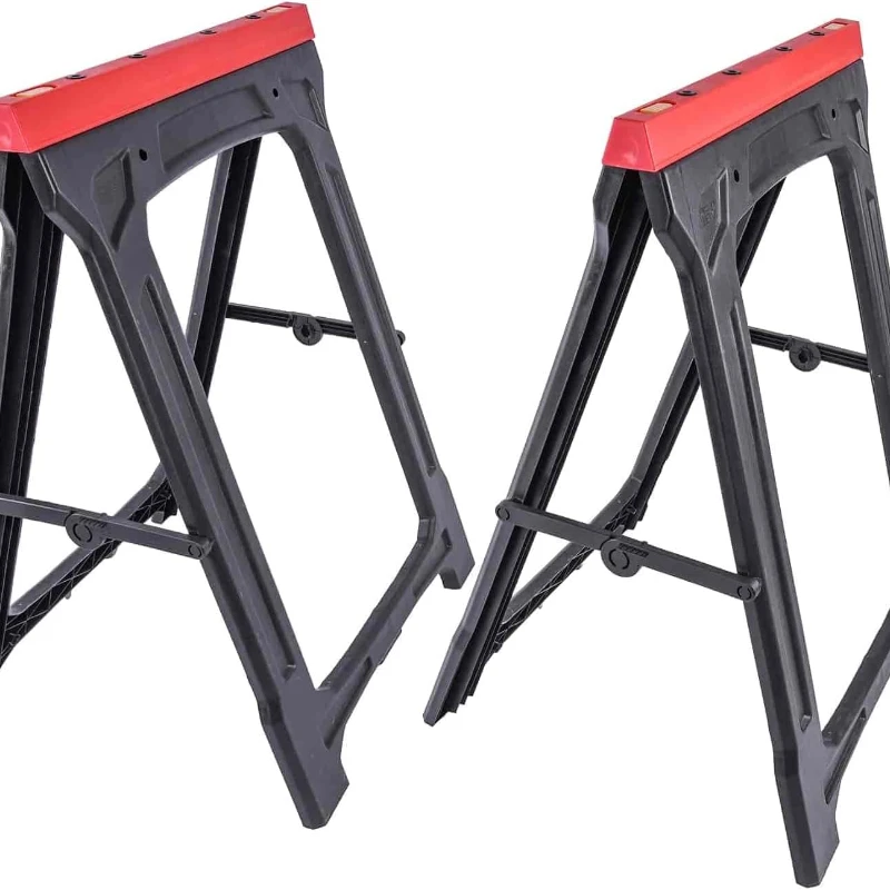 Folding Saw Horses 2 Pack Heavy Duty Saw Horse Folding Sawhorse