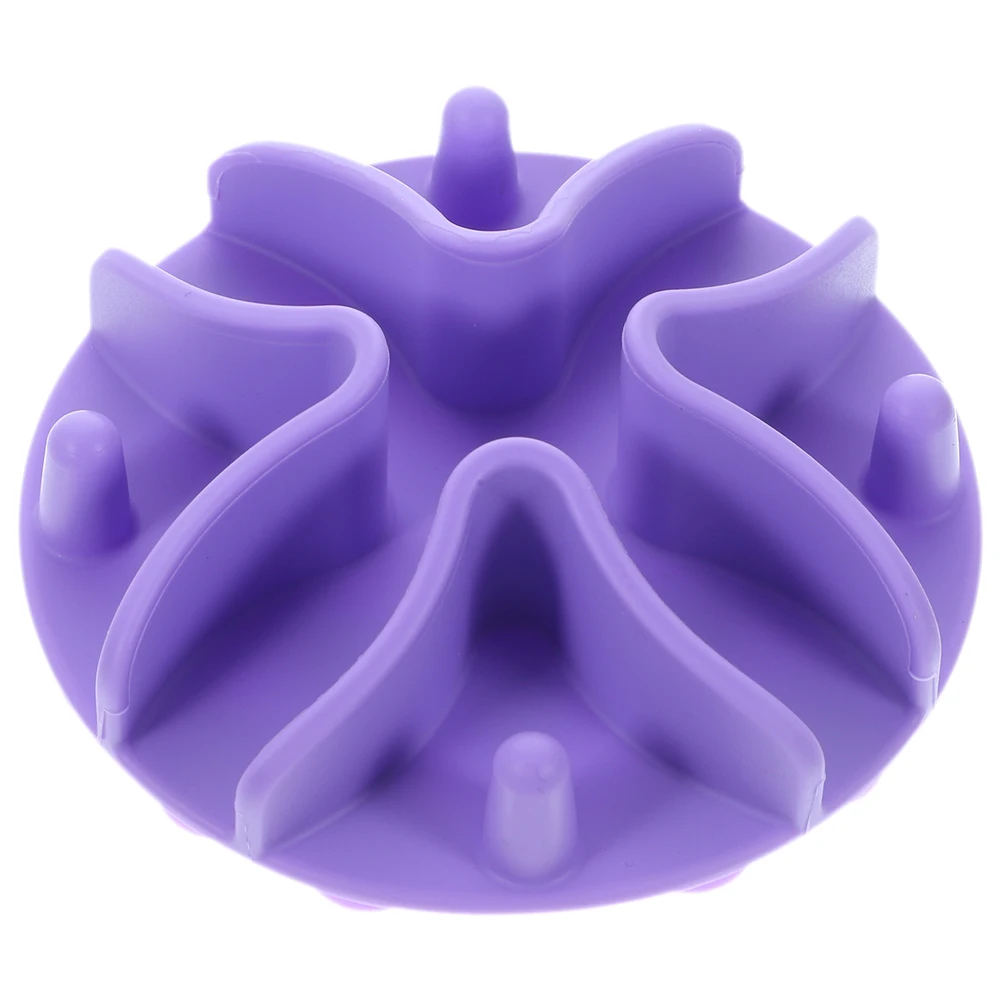

Slow-eating Dog Bowl Feeder Mat Pet Fall to The Ground Inserts Floor Silica Gel Feeding Puppy Food