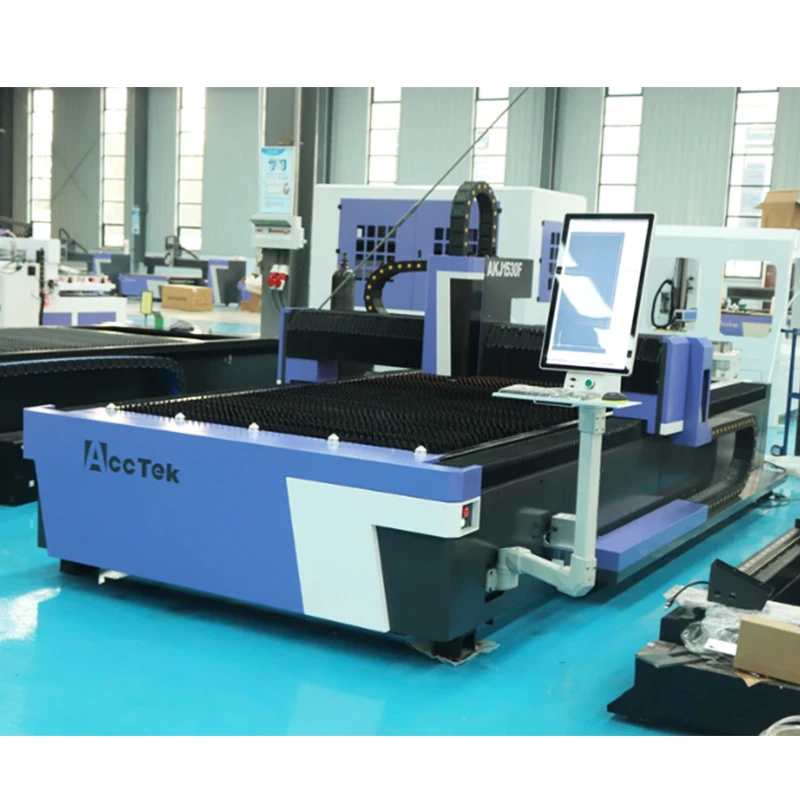 CNC Optic Lazer Cutter for Steel Aluminum Sheet Metal Fiber Laser Cutting Machine 3015