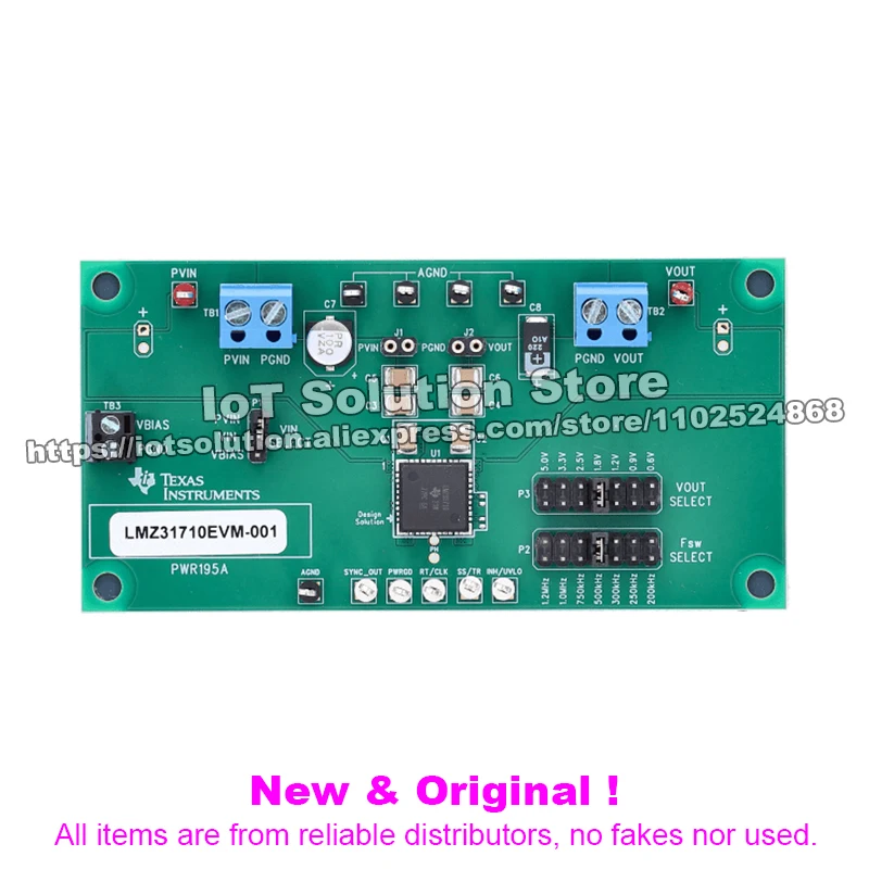 LMZ31710EVM-001 LMZ31710 2.95V to 17V, 10A Step-Down Power Module Evaluation Board