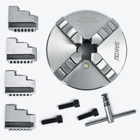 125mm Lathe Chuck 4 Jaw SANOU Lathe Scroll Chuck K12-125 4 Jaw Metal Chuck Mini Lathe Chuck Manual Type For WM210V