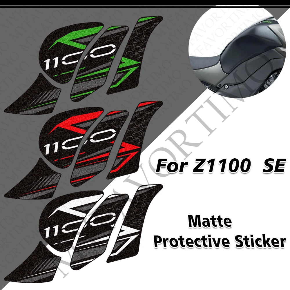 Tank Pad Knee Grip Gas Fuel Oil Protection Anti-slip Stickers Decals Accessories For Ninja Z1100 Z 1100 SE SX 1100SX