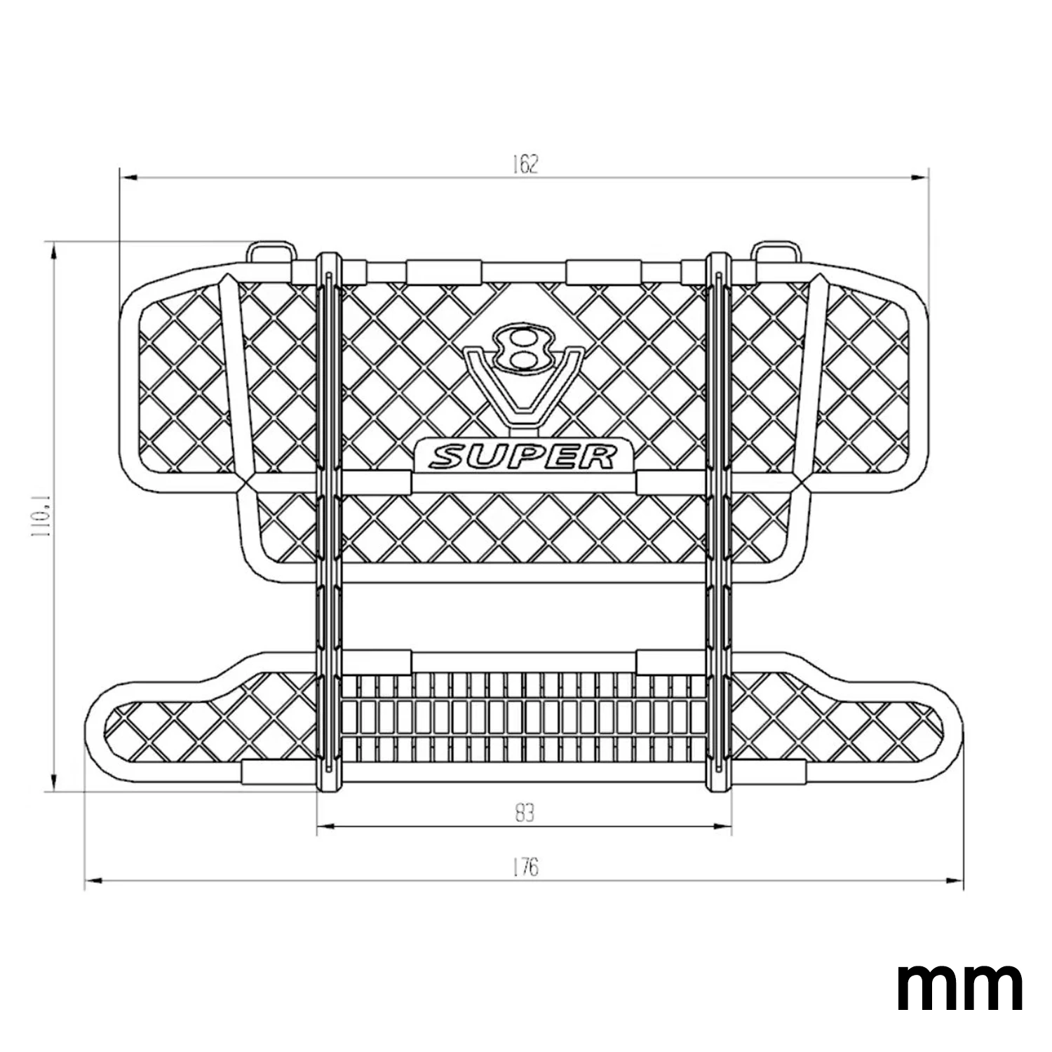 1/14 타미야 RC 덤프트럭 SCANIA R620 VOLVO 메르세데스-벤츠 ACTROS 3363 MAN 부품용 LED 라이트가 장착된 플라스틱 프론트 범퍼 불바