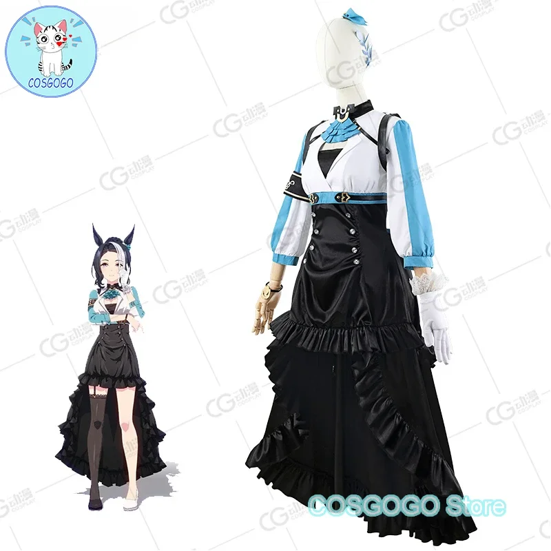 COSGOGO Gioco Pretty Derby Mejiro Ramonu Miraclev Costume cosplay decisivo Abiti di Halloween Abito da donna