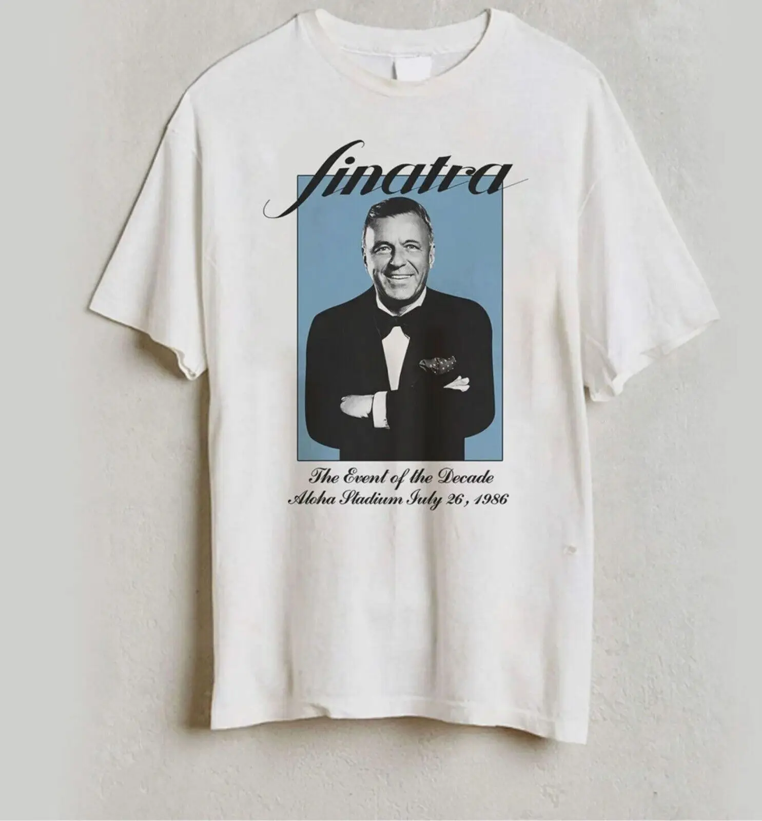 Best Vtg Frank Sinatra 1986 Hailey Baldwin T Shirt