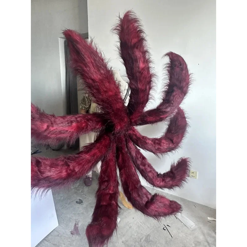 

New LOL Faker Ali The Nine-Tailed Fox Cosplay Prop Nine Tails For Game Part Custom Made
