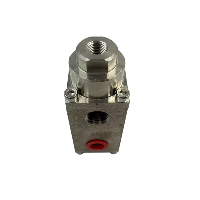 USUN Brand Model :POV-SS-FP4-3CH  Stainless Steel 3 Way Normally Closed Pilot Operated Valve for WHCPS