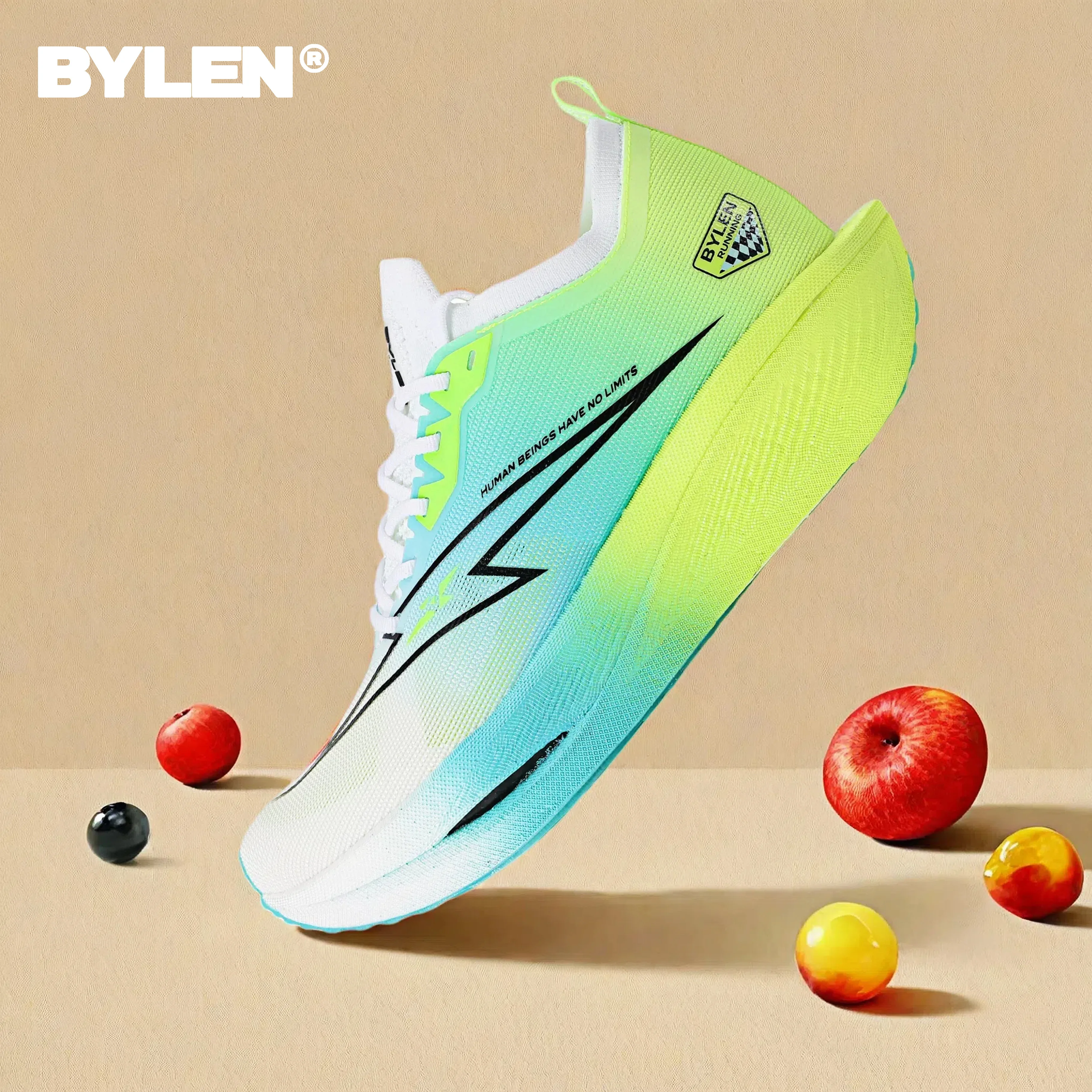 

BYLEN Speed 3.0 Men Running Shoes Marathon Full Palm Carbon Plate Racing Light Breathable Cushioning Non-Slip Sneakers Male