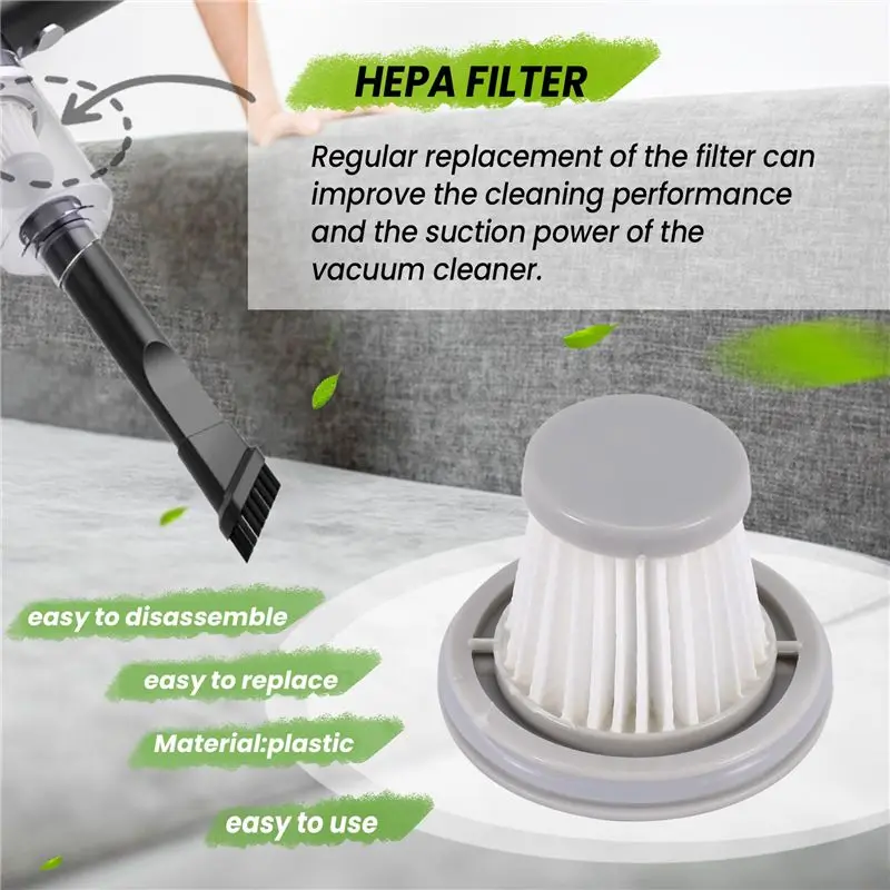 HEPA Filter For MIJIA Handy Vacuum Cleaner Home Car Mini Wireless Washable Filter Spare Parts Accessories