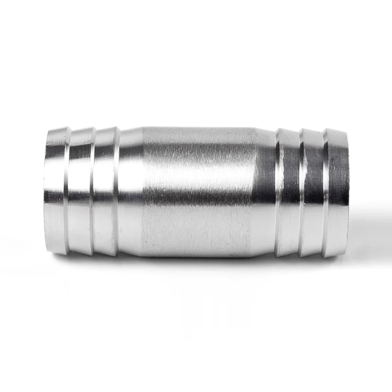 6 8 10 13 14 18 21 2225 mm Schlauchtülle gerade durch Zweiwege-Rohrverschraubungen aus Edelstahl 304, Verbindungslänge 50 mm, 55 mm, 60 mm, 65 mm – Detail 1