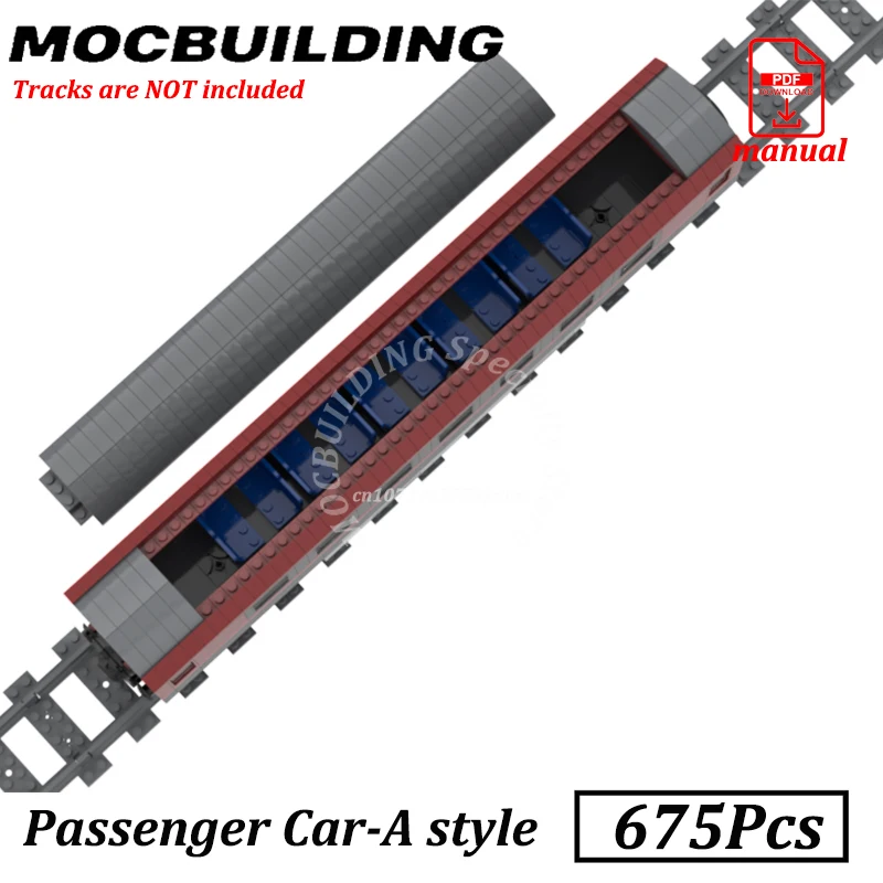 OBB Train Railjet Locomotive RJ Engine Bricks Railway Accessories Display Model MOC Building Blocks Toys Construction Gift