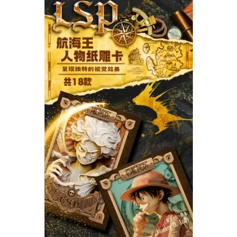 New One Piece Card Endless Treasure Golden Route Collection Card Luffy Nami Zoro Rare Metal Collection Card Kids Toy Xmas Gift