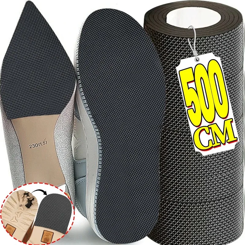 500cm Non-Slip Shoes Stickers No-adhesive High Heel Sticker Anti-Slip Heel Sole Protectors Long Lasting Shoes Care Pads Cushion