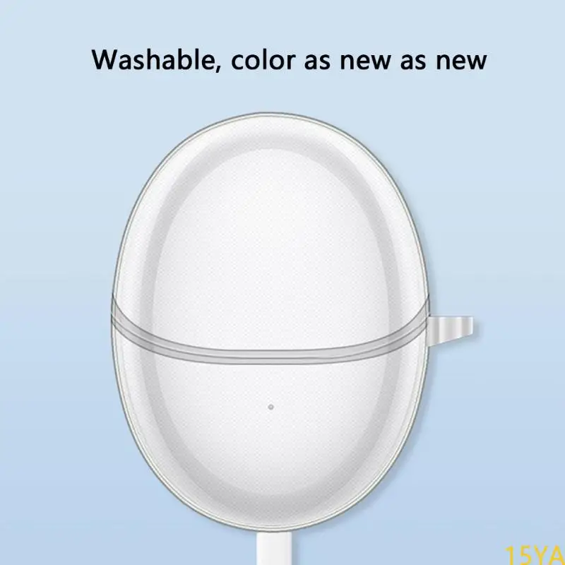 15YA Flexible Skin Soft TPU Protector Case Housing For Wireless Headphone Shockproof Cover Scratch Resistant Sleeve Daily Use