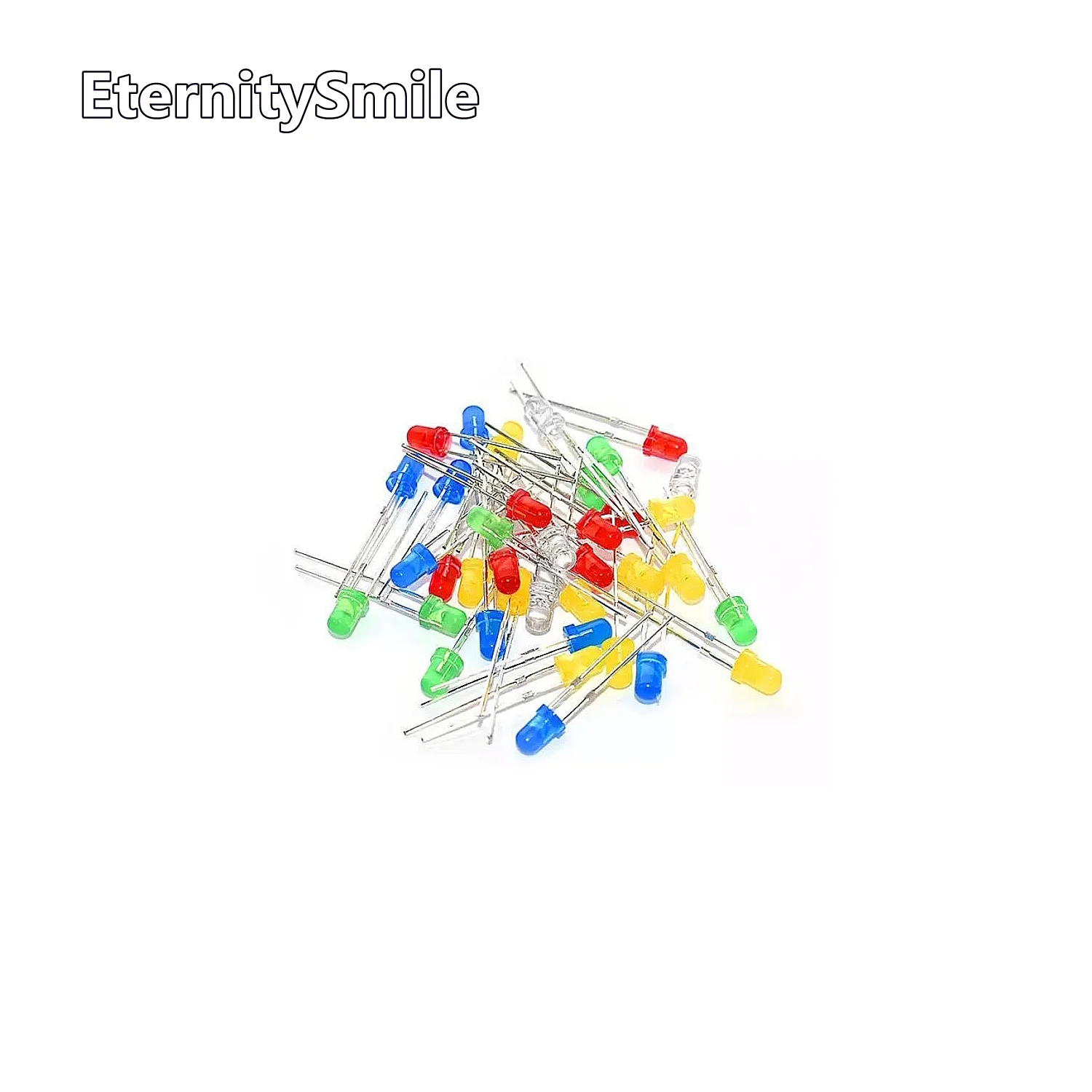 300Pcs/Box 10Values 3mm High Brightness LED Diode Assortment Kit Red Green Yellow Blue Orange