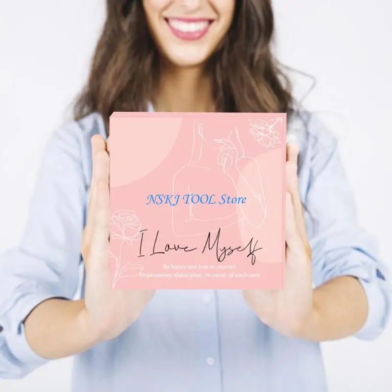 

L8RC Pack of 50 Cheerful Affirmation Cards for Women of All Ages Delight in Motivational Sayings and Inspiring Messages