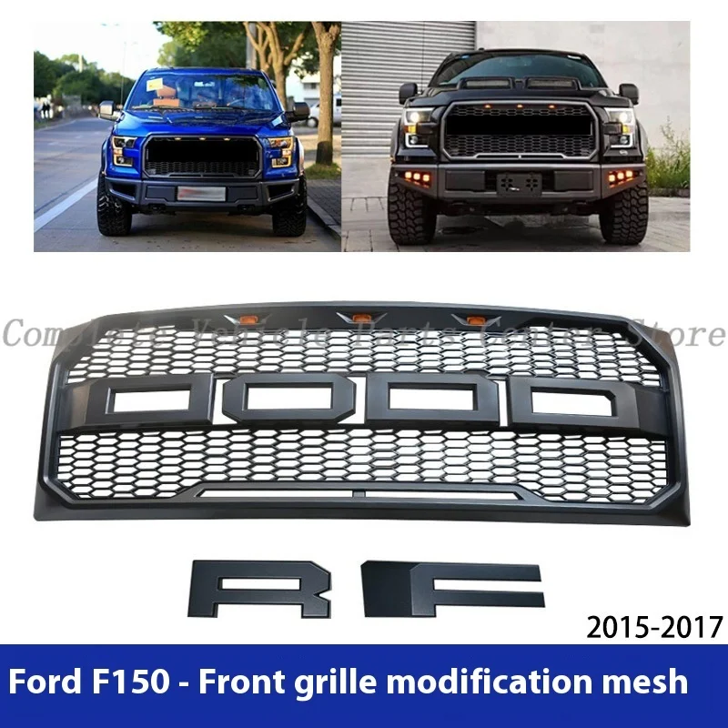 

High Quality For Ford 2015-2017 F150 Front Grille Mesh Replacement Cross Border Hot Sale