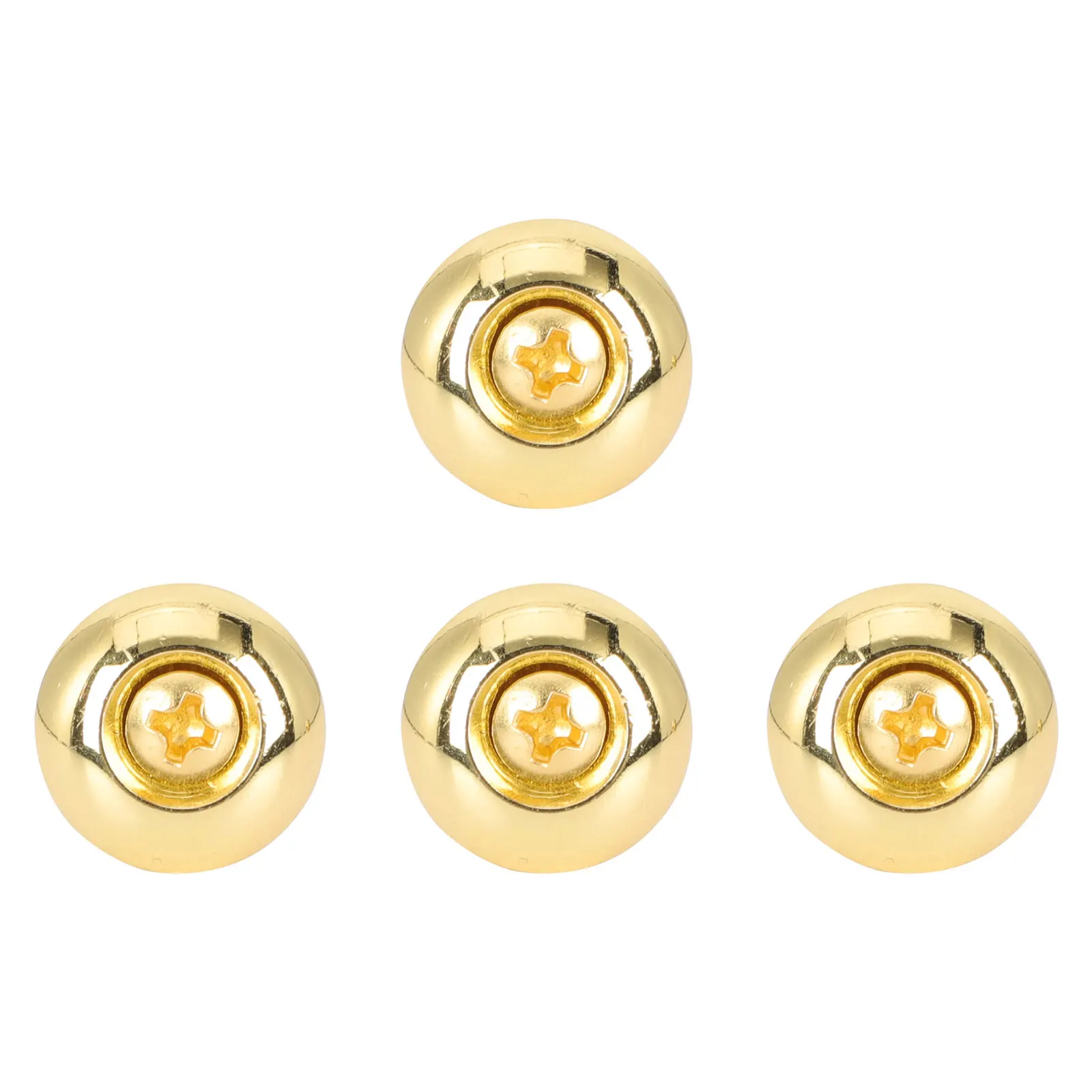 

4PCS Guitar Strap Lock Black Buttons Iron Rubber Durable Anti skid Bass Instrument Replacement Practical Musicians Accessories