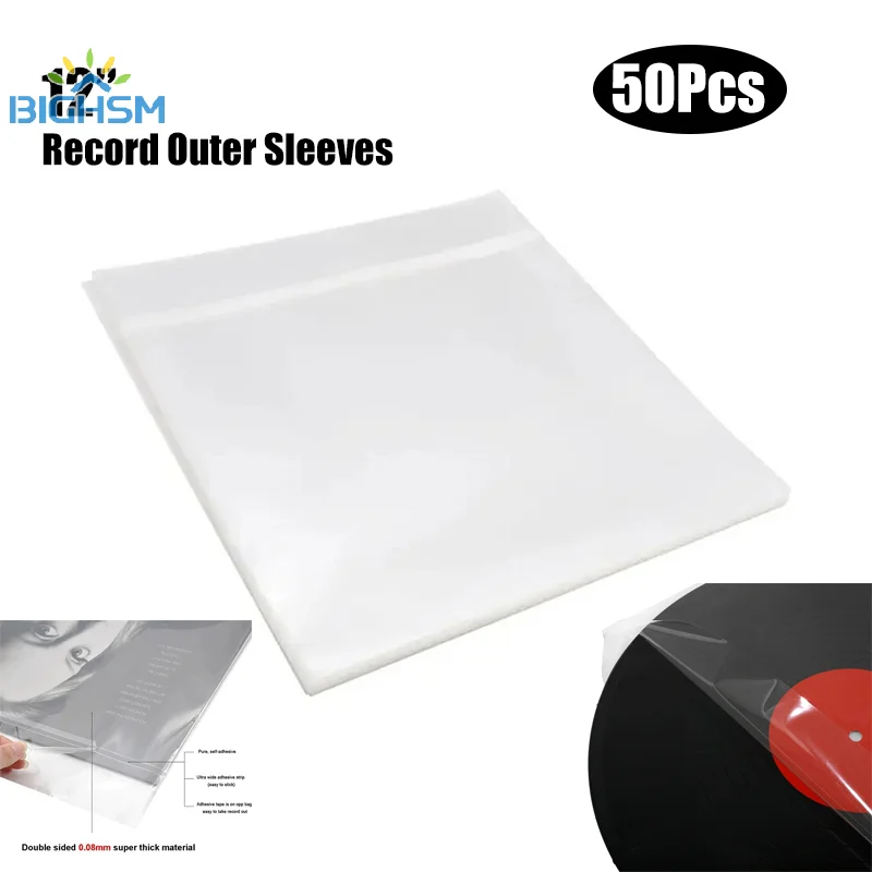 capa-protetora-para-gravacao-de-vinil-50-pecas-transparente-lp-saco-autoadesivo-mangas-externas-de-plastico-para-fita-de-cd-capas-a-prova-duatproof
