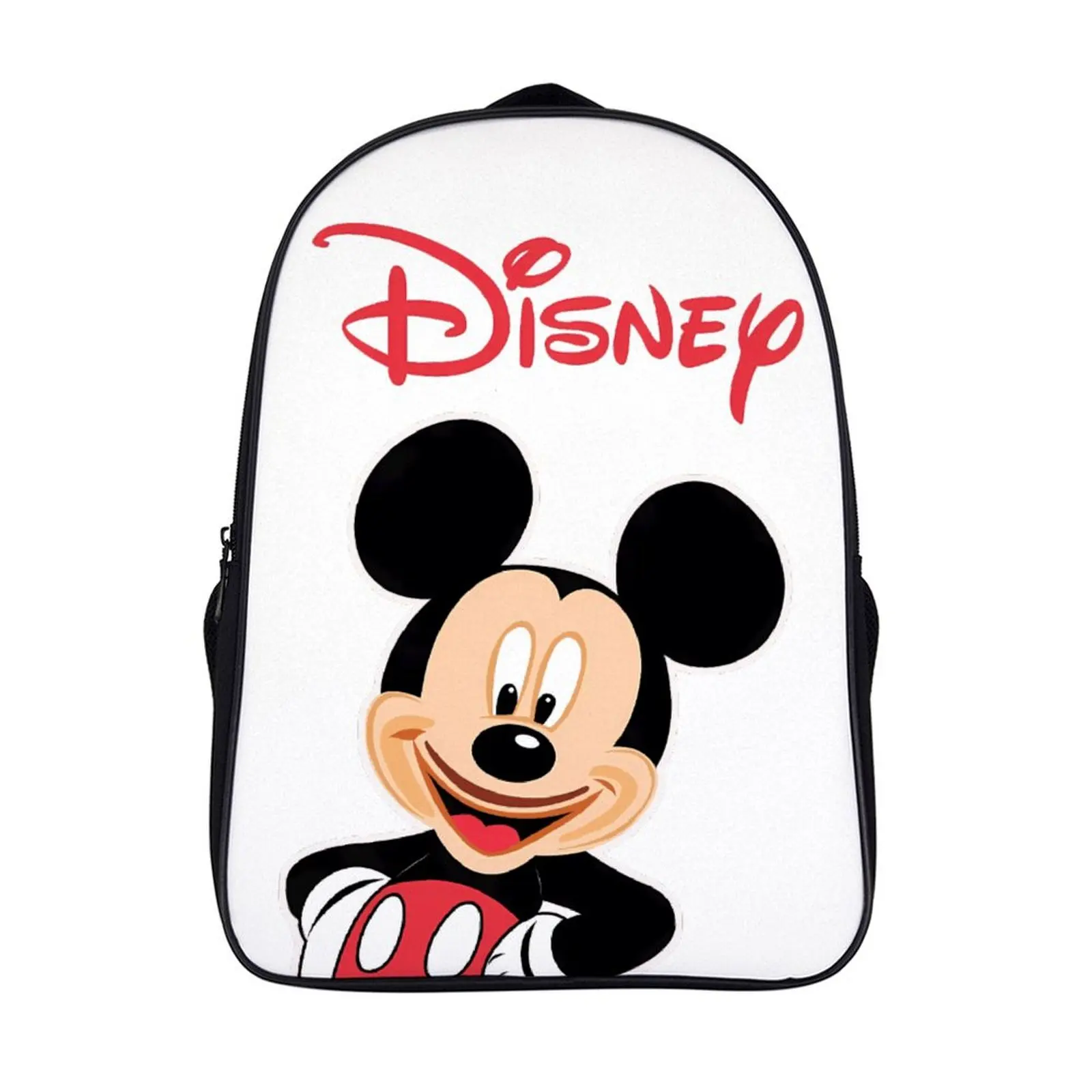 

Fashion Student's Backpack Cartoon Disney Mickey Mouse School Bag 16 Inch 2 Compartment Backpack Student Schoolbag