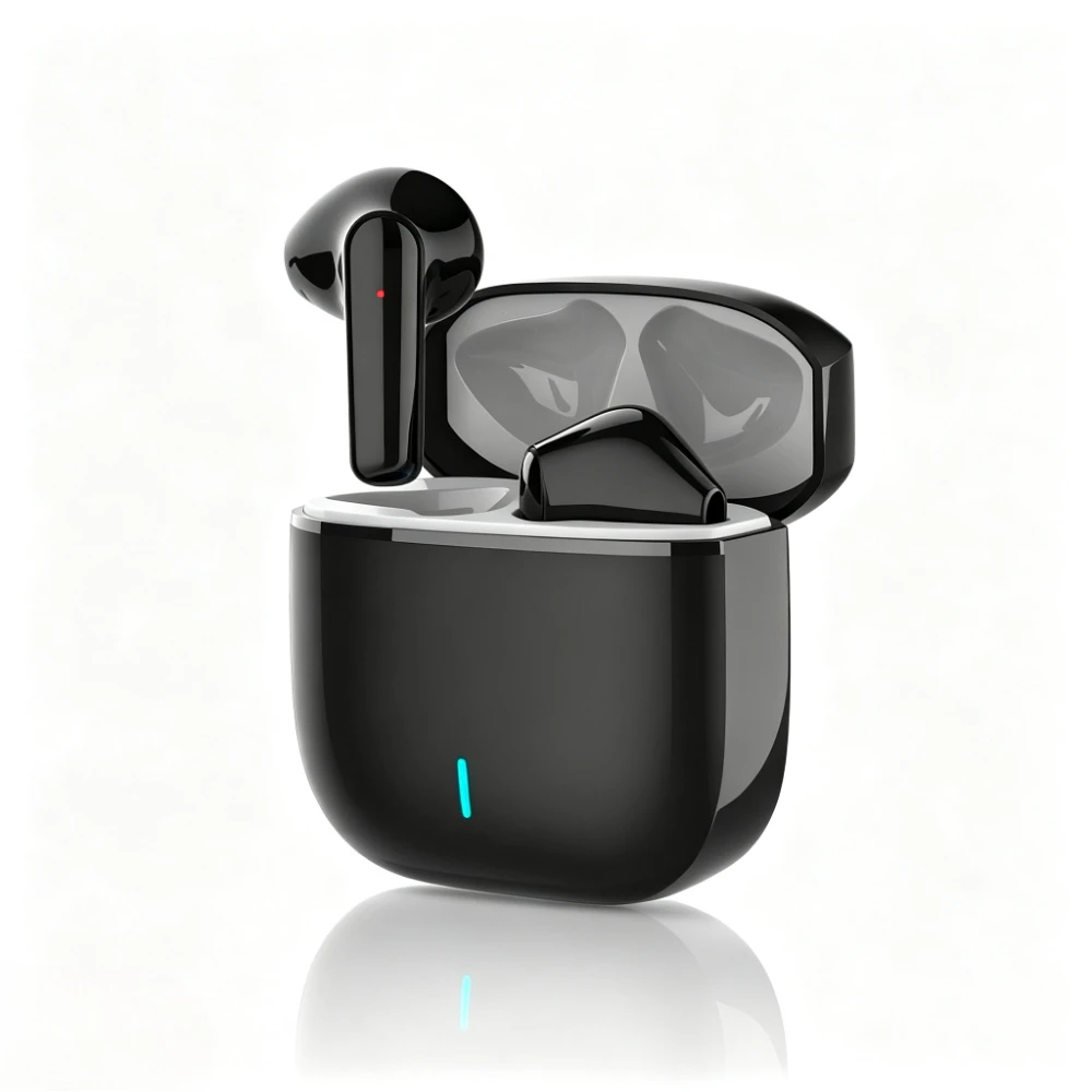 New Wireless Bluetooth 5.3 In-Ear Comfort Fit Headphones Black White Durable Earbuds All-Day Wearing Perfect for Sports Music